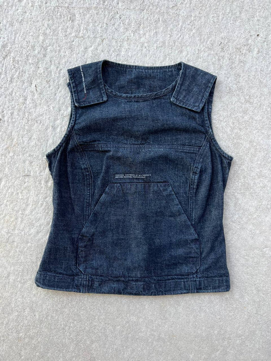 Vintage Diesel Indigo Tech Vest
