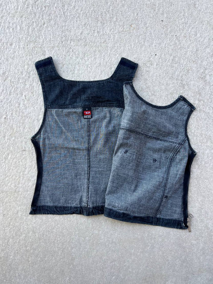 Vintage Diesel Indigo Tech Vest
