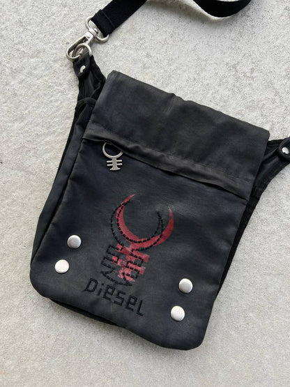 Vintage Diesel Waxed Shoulder Bag