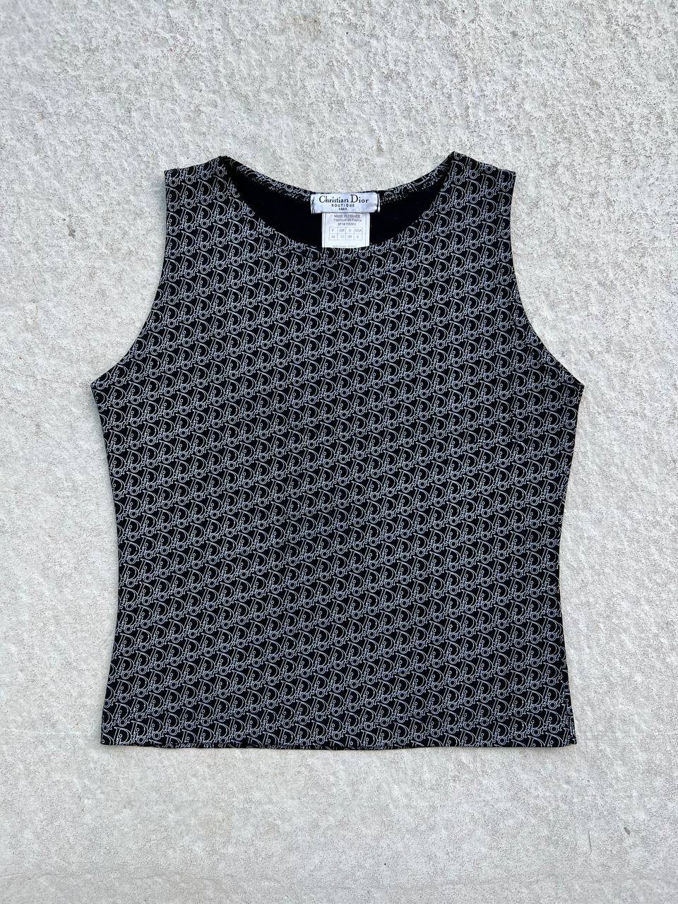 Vintage Dior Monogram Tank Top T-Shirt