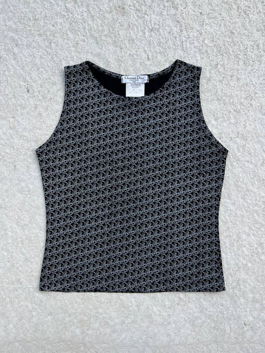 Vintage Dior Monogram Tank Top T-Shirt