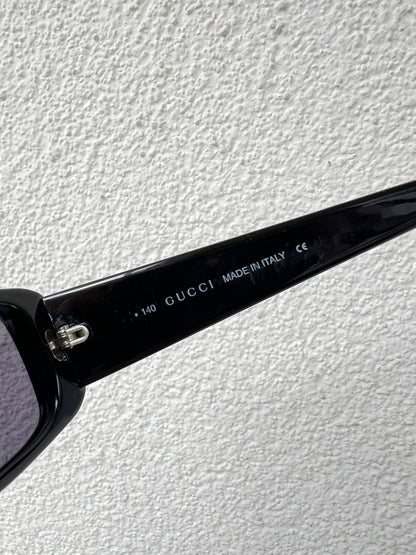 Vintage Gucci 2450 Sunglasses Squared Black