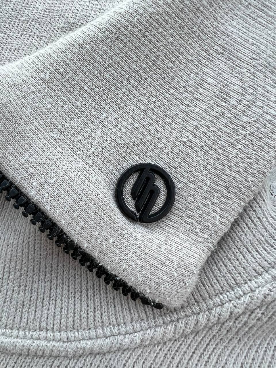 90s Vintage Massimo Osti Production Sweatshirt Half Zip Sweater