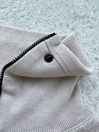 90s Vintage Massimo Osti Production Sweatshirt Half Zip Sweater