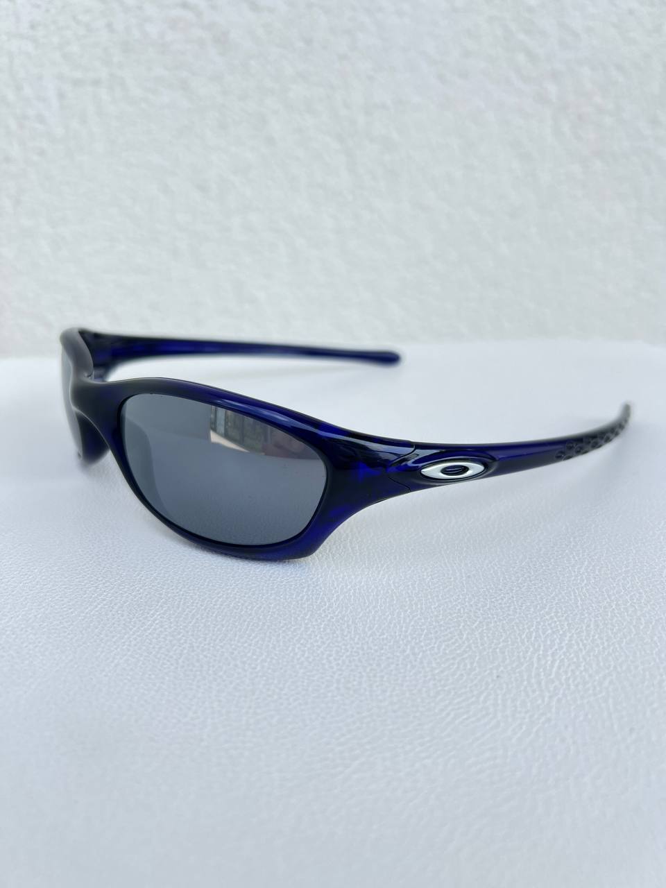 2001 Vintage Oakley Fives 2.0 Crystal Blue Sunglasses