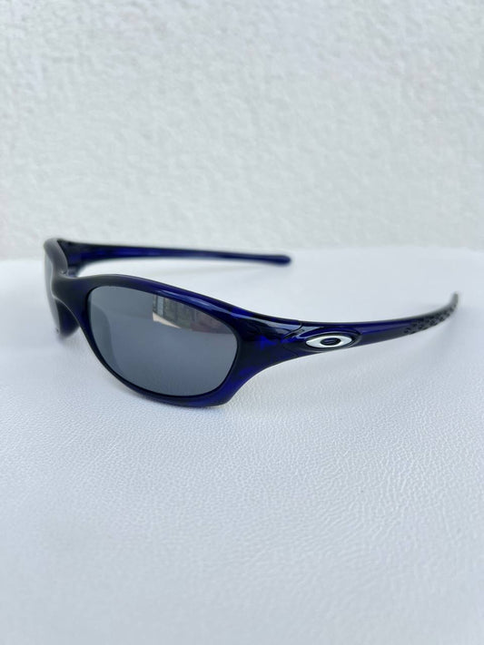 2001 Vintage Oakley Fives 2.0 Crystal Blue Sunglasses