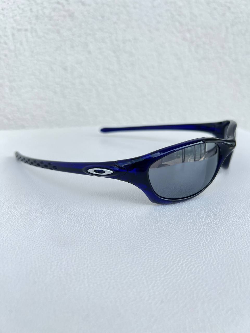 2001 Vintage Oakley Fives 2.0 Crystal Blue Sunglasses