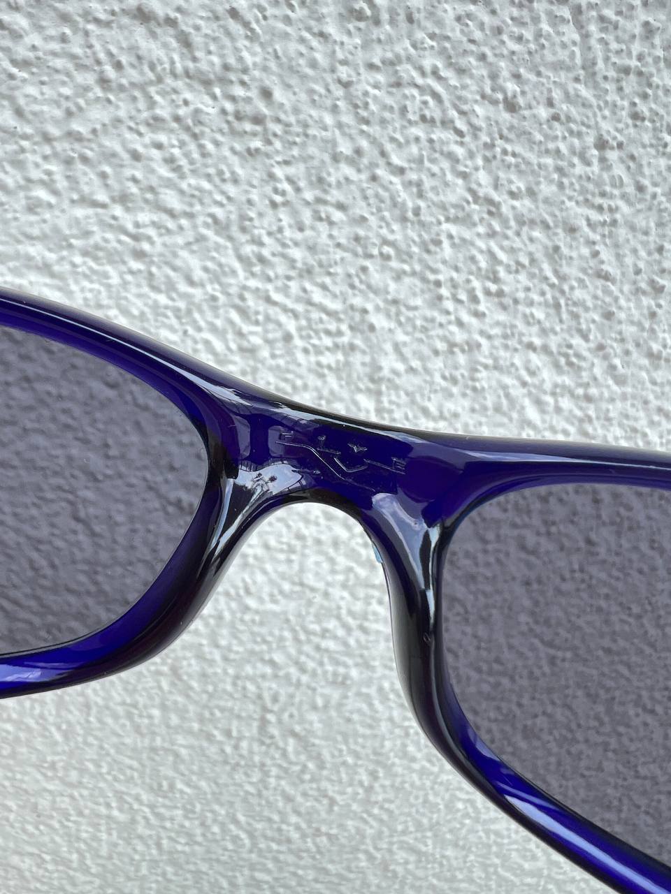 2001 Vintage Oakley Fives 2.0 Crystal Blue Sunglasses