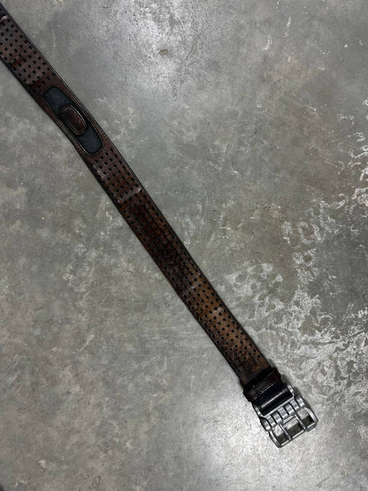 00s Vintage Oakley Leather Belt