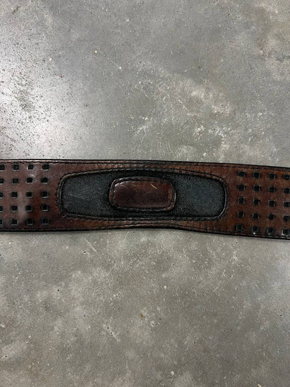 00s Vintage Oakley Leather Belt