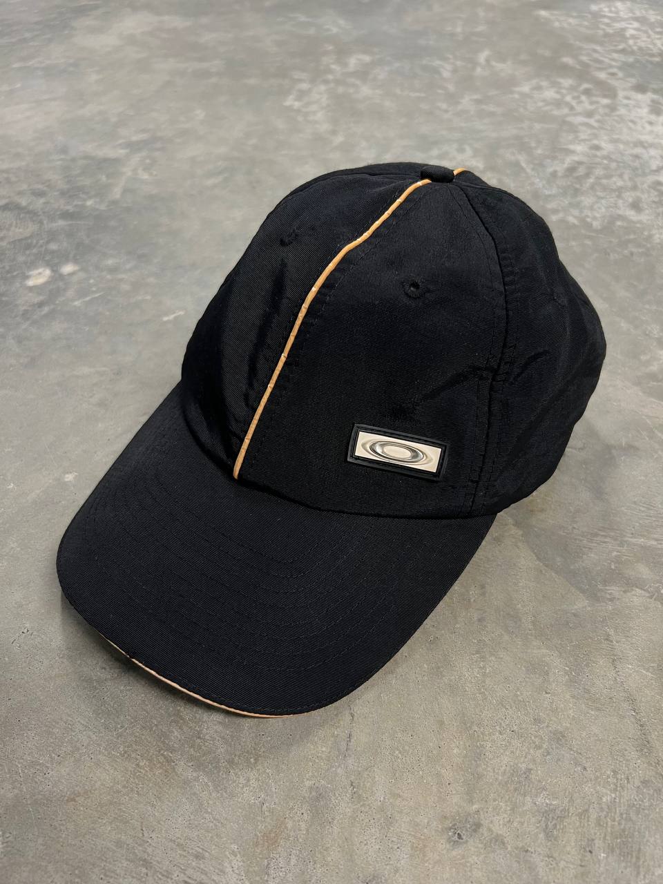 90s Vintage Oakley Software Hat Black Nylon Cap
