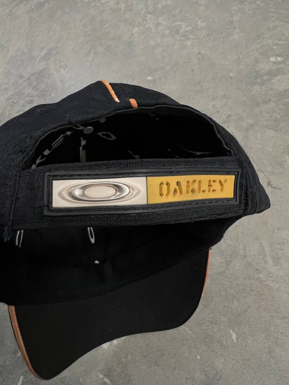 90s Vintage Oakley Software Hat Black Nylon Cap