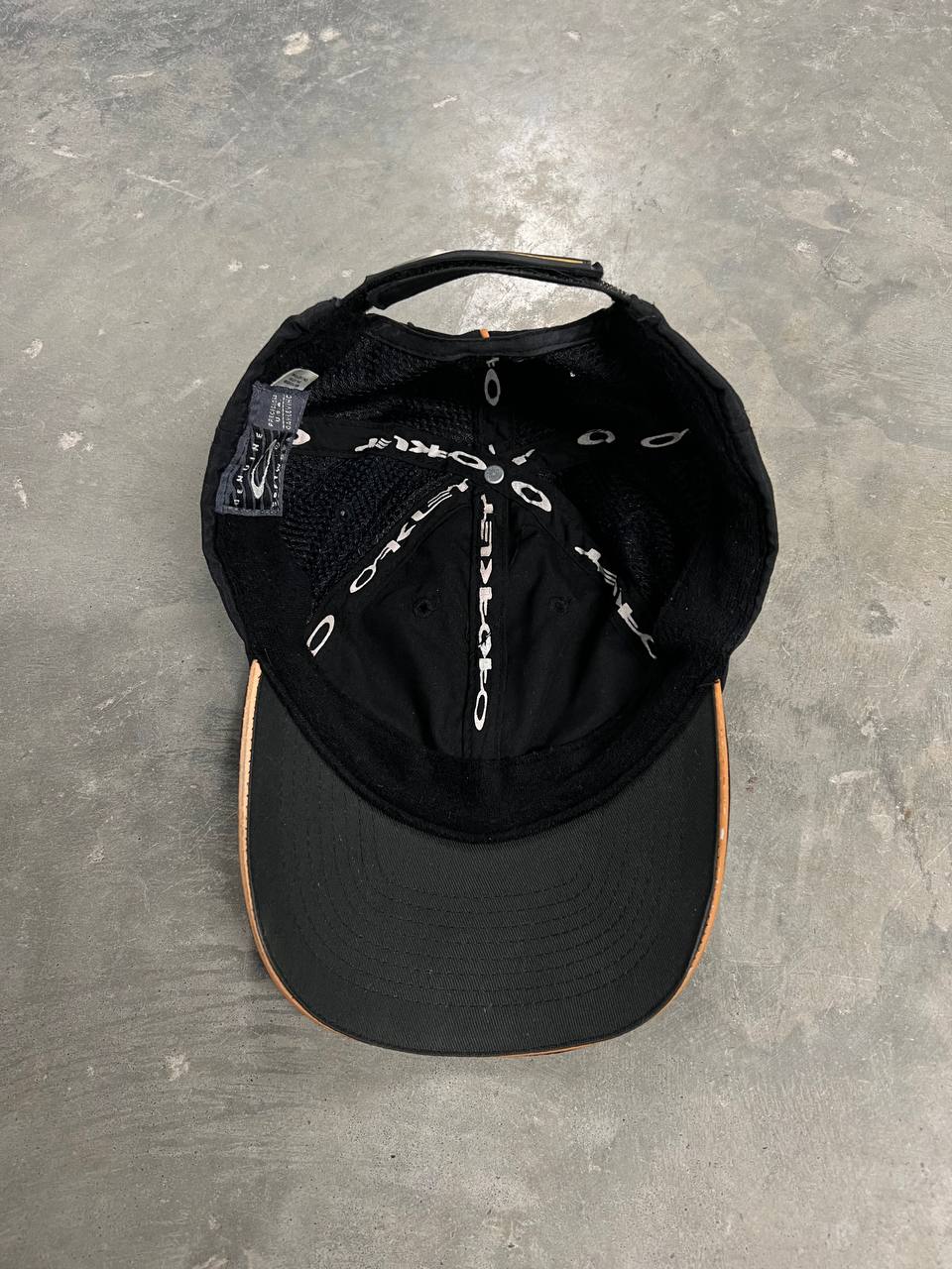 90s Vintage Oakley Software Hat Black Nylon Cap