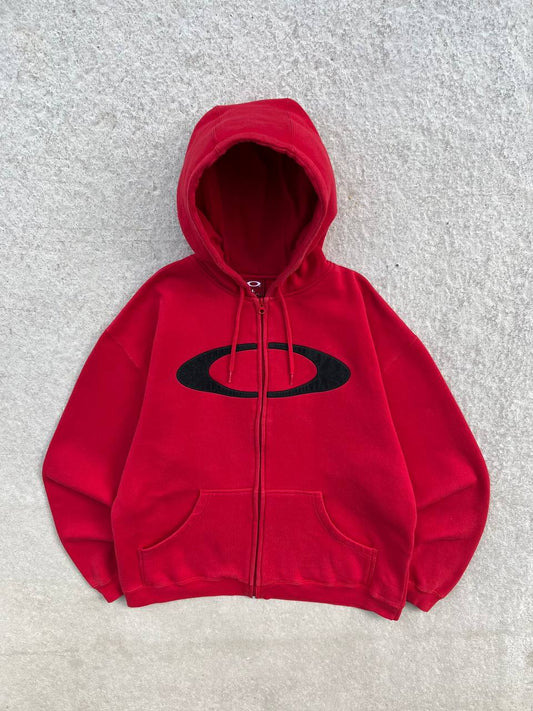 00s Vintage Oakley Zip Hoodie