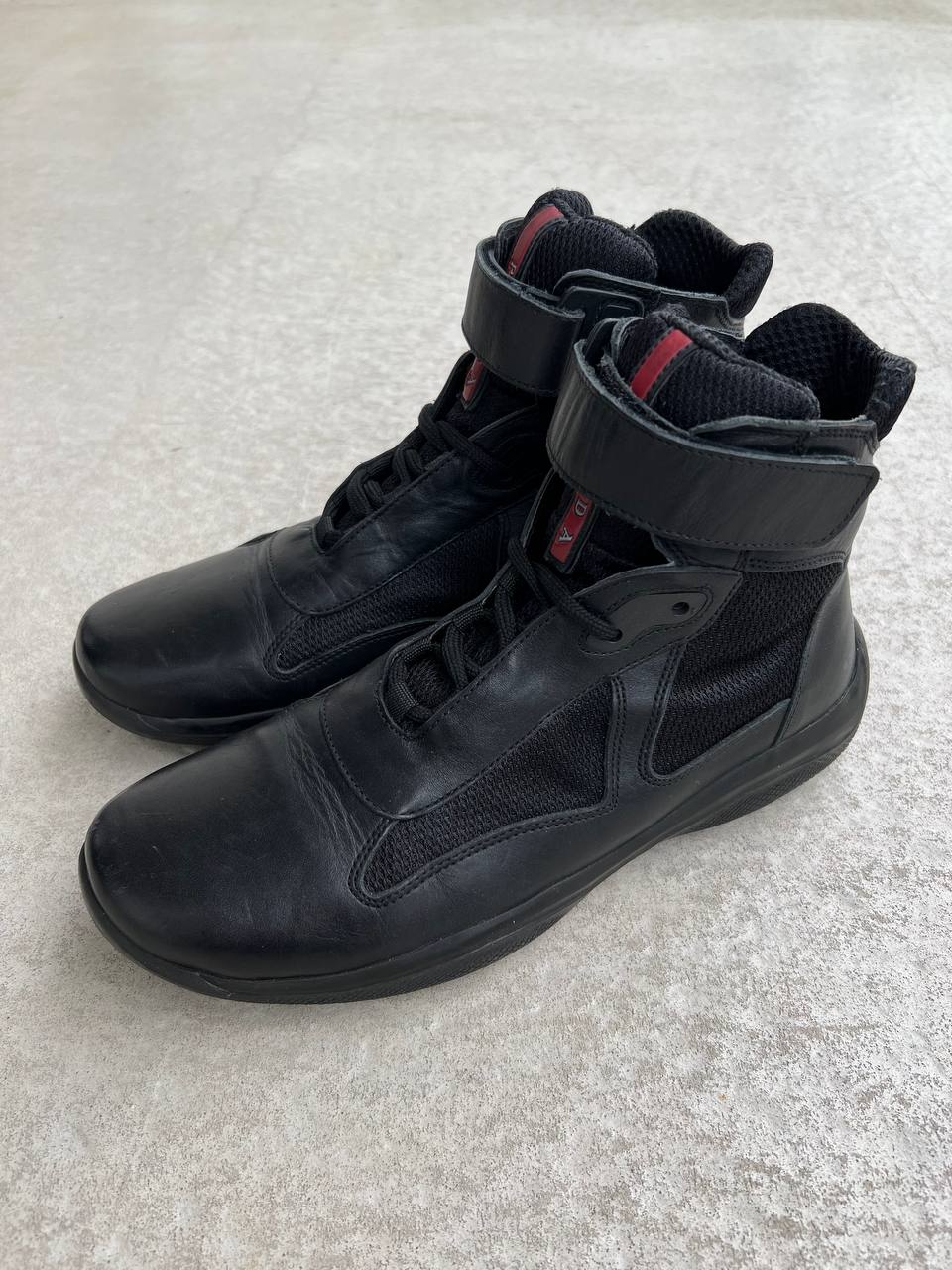 Vintage Prada Americas Cup High Top Sneakers