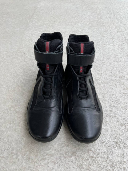 Vintage Prada Americas Cup High Top Sneakers