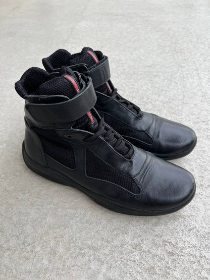 Vintage Prada Americas Cup High Top Sneakers