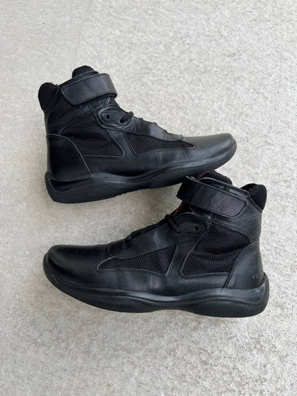Vintage Prada Americas Cup High Top Sneakers