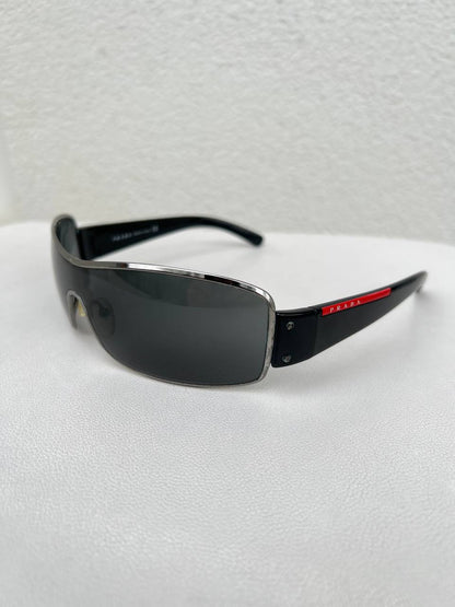 Vintage Prada Mask Sunglasses Red Tab