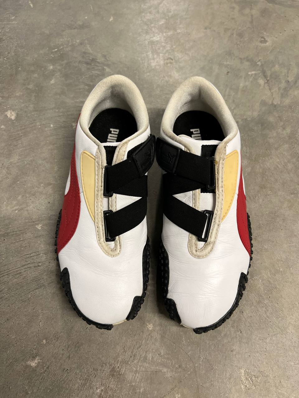 2000s Vintage Puma Mostro White Red