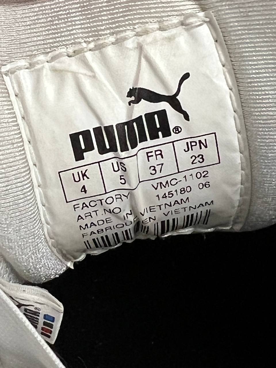2000s Vintage Puma Mostro White Red
